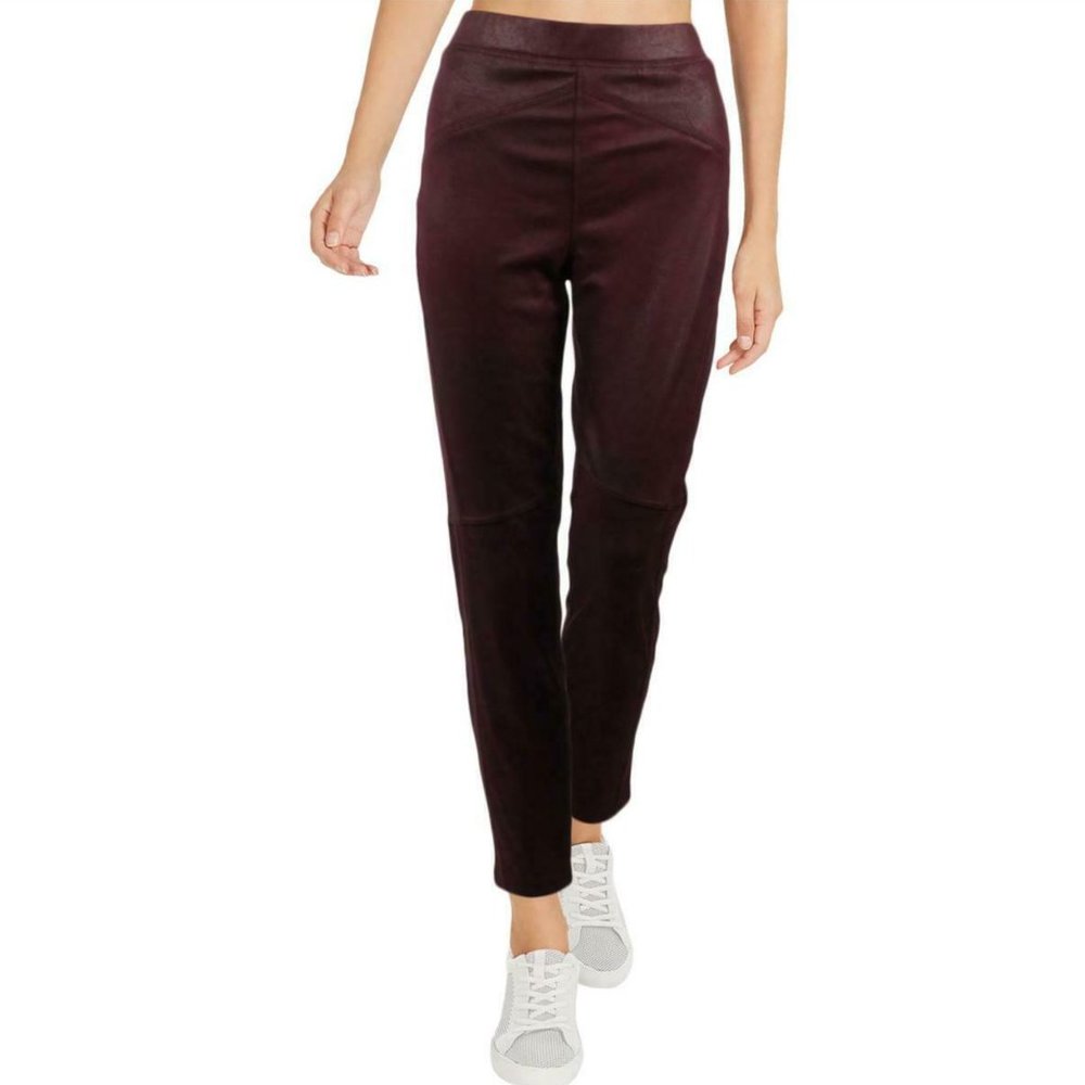 Free People Purple Suede High Rise Leggings | S